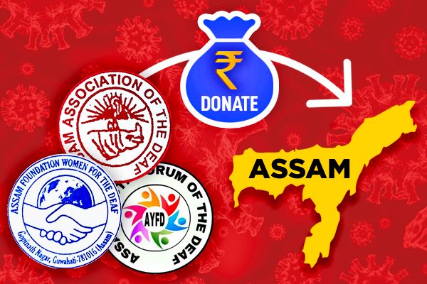 Assam Association of Deaf Raise Funds for COVID-19