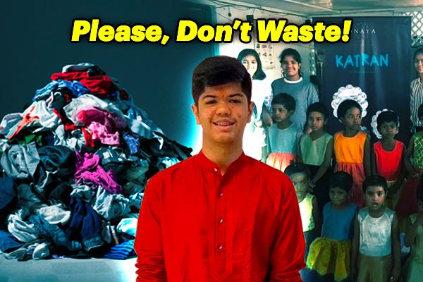 Teenager Uses Fabric Waste To Make Clothes For Poor