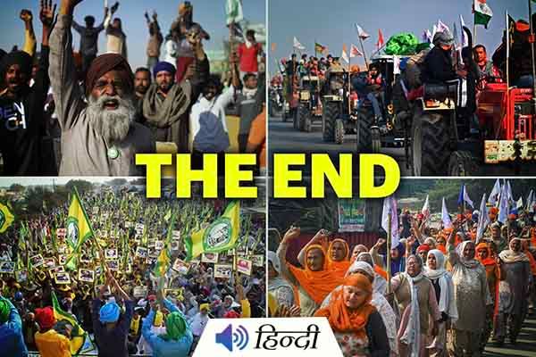 After 15-Months Farmers to End Protest on 11 Dec 2021