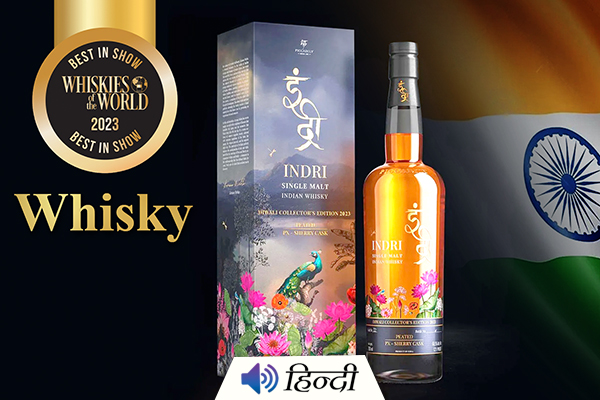 Indri Whiskey Wins Best Whiskey in the World Award