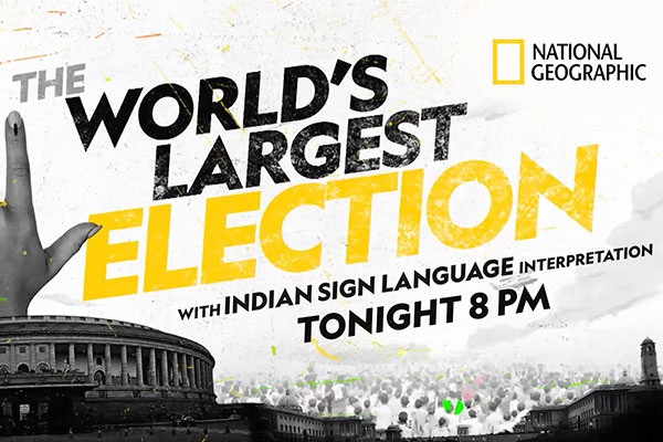 INDIA VOTES: The World's Largest Election Tonight at 8 PM on National Geographic