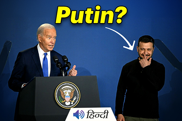 USA: Biden Calls Ukraine’s President Zelenskyy as Putin at NATO