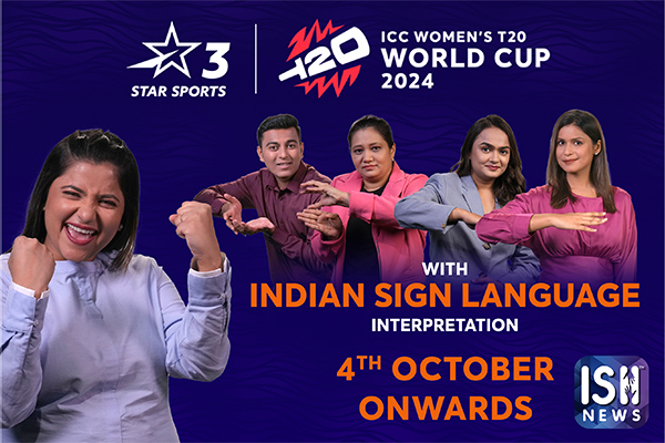 ICC Women's T20 World Cup Now with Indian Sign Language Interpretation