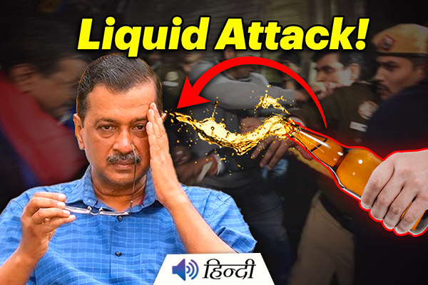 Man Throws Liquid at Arvind Kejriwal at Rally, Video Goes Viral