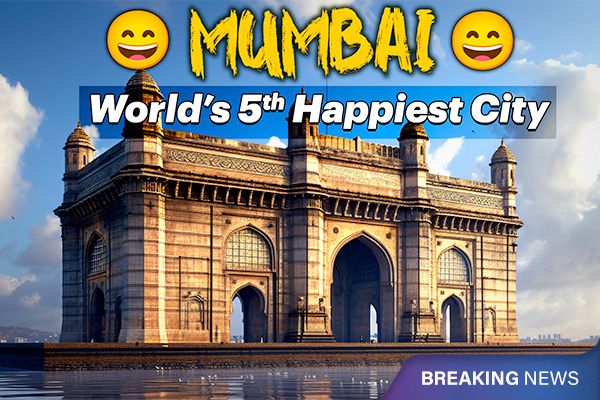Mumbai Ranks as 5th Happiest City in the World