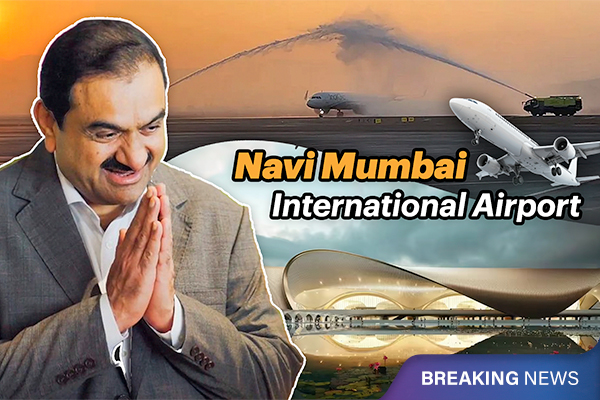 First Flight Lands at the Navi Mumbai International Airport