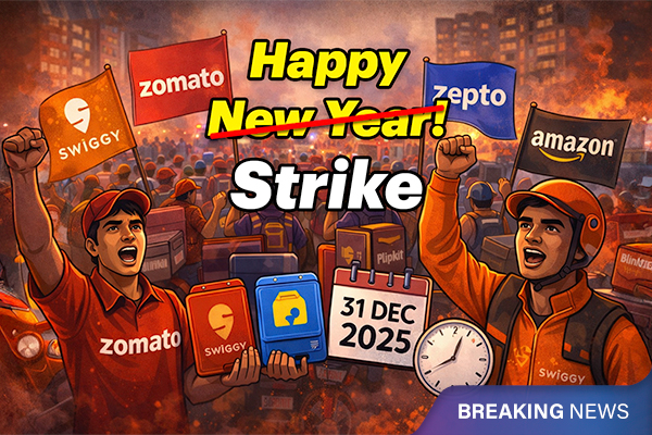 Why Swiggy, Zomato Delivery Workers Call for Strike on 31 Dec?