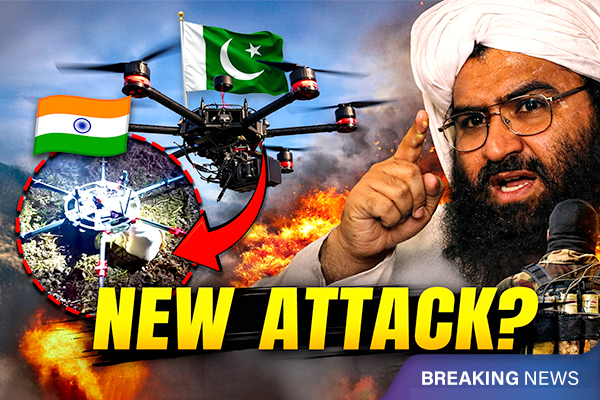 Pakistani Drones Seen in Jammu-Kashmir, Masood Azhar Warns of Suicide Attacks