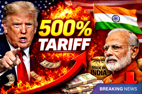 Will US President Trump Impose 500 Percent Tariffs on India?