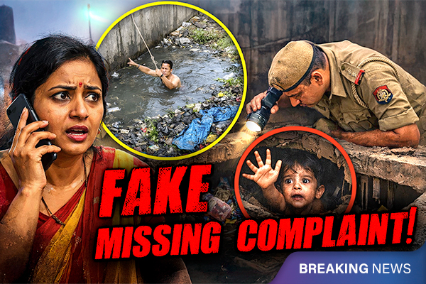 UP Woman Calls Police to Find ‘Missing Child’ in Drain to Get it Cleaned