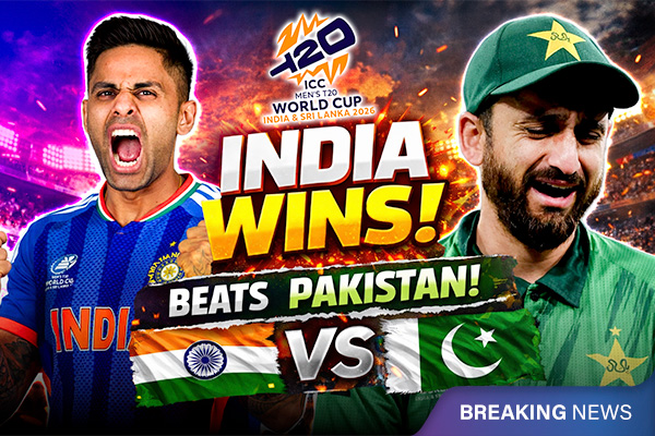 India Defeats Pakistan By 61 Runs, Qualifies for Super 8