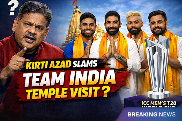 Kirti Azad Questions Team India’s Temple Visit with T20 World Cup Trophy