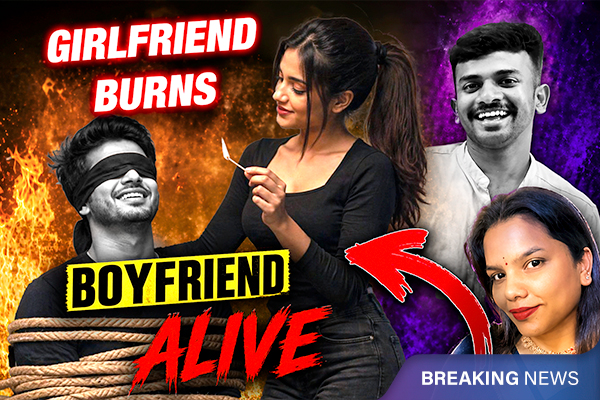Bengaluru: Woman Ties Up Boyfriend And Sets Him Afire