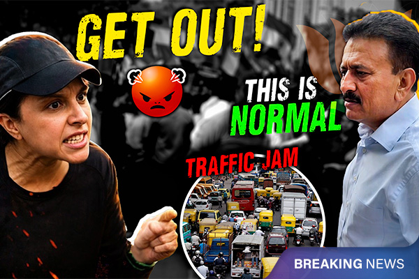 Woman Shouts at BJP Leader in Protests