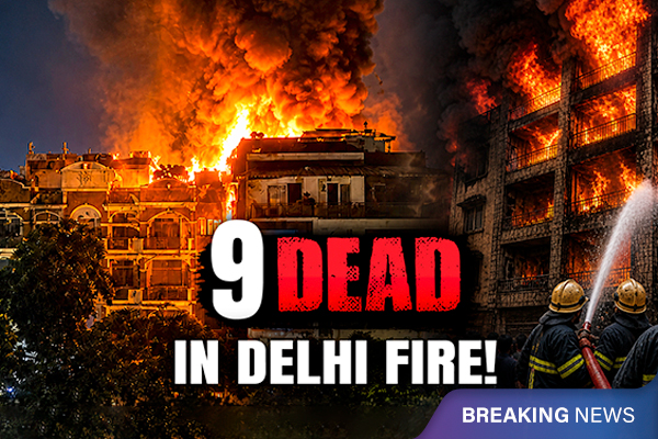Deadly Fire in East Delhi Residential Building Claims 9 Lives