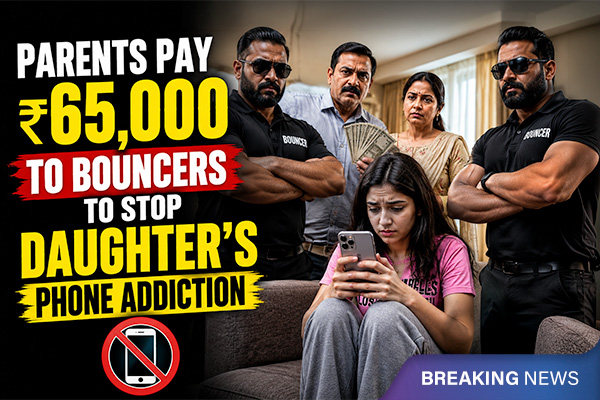 Parents Pay Rs. 65,000 To Bouncers To Stop Daughter's Phone Addiction