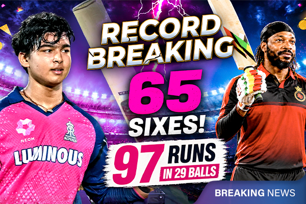 Vaibhav Sooryavanshi shocks IPL with explosive 97 runs in 29 balls