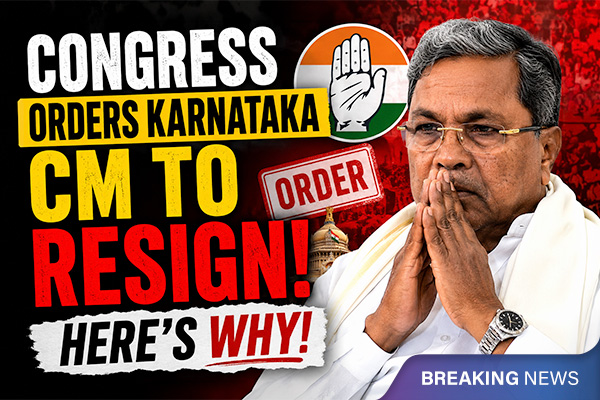 Congress Orders Karnataka CM to Resign: Here’s Why!