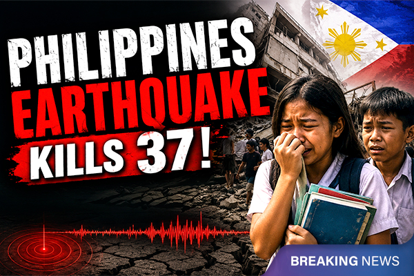 Philippines Earthquake Kills 37, Hits Millions of Students on First Day Back in School
