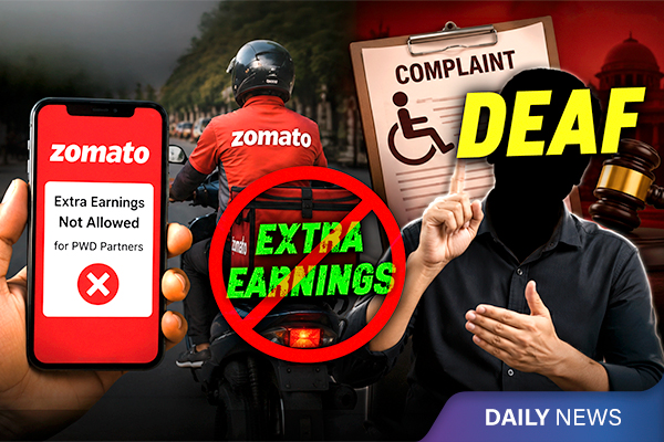 Zomato Stops Extra Earnings for PwDs: Deaf Man Raises Complaint